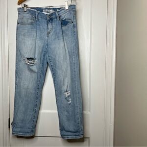 Melrose and Market Boyfriend Ripped Denim Jeans Size 28